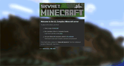 Desktop Screenshot of minecraft.skynet.ie