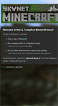 Mobile Screenshot of minecraft.skynet.ie