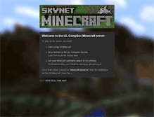 Tablet Screenshot of minecraft.skynet.ie